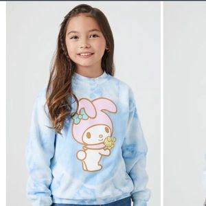NWOT Tie-Dye My Melody Pullover (women’s size)